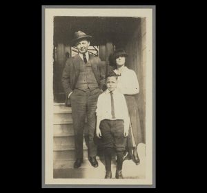 As a teenager with parents
Harvard Theatre Collection, Harvard University tenessee williams